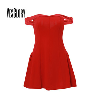 Váy trễ vai nữ VesGlory thời trang mới tính khí cao