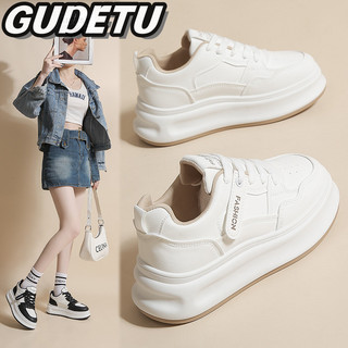 Clemine  Giày thường ngày nữ Giày nhỏ màu trắng mới Giày thể thao thông thường và thoải mái Giày đơn thời trang Hàn Quốc Giày thể thao nâng cao chống trượt