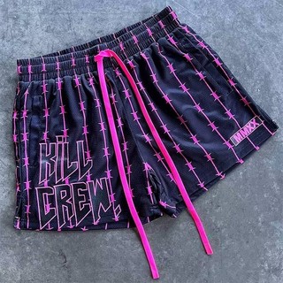 Quần Short Nam JHZC Mùa Hè Mỹ Retro Phố Cao Băng Lụa Nhanh Khô Thoáng Khí Huấn Luyện Bóng Rổ Thể Dục Ngoài Trời Giải Trí Quần Short Thể Thao Rời Thẳng