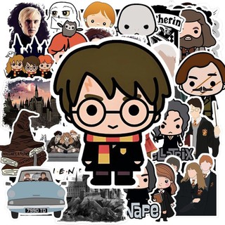 Bộ Combo 50 Sticker Harry Potter Home Living - Decal Chống Nước