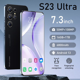 mới S23 Ultra Điện thoại di động 5G gốc nguyên 7.3inch 16+1TB Dual sim bản giá rẻ Miễn phí vận chuyển chơi game COD
