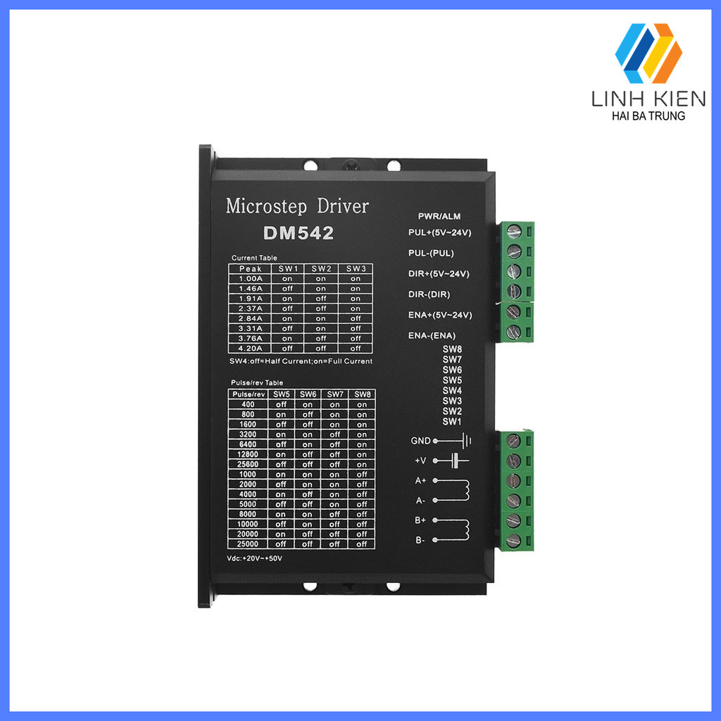 [Có sẵn] Module Điều Khiển Động Cơ 2M542 (DM542)