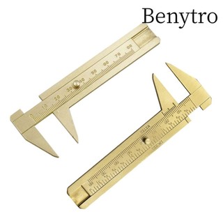 Benytro Đồng thau Vernier Caliper để đo đá quý & Trang sức Trượt Vernier Caliper Retro Vernier Caliper Dụng cụ đo Thước