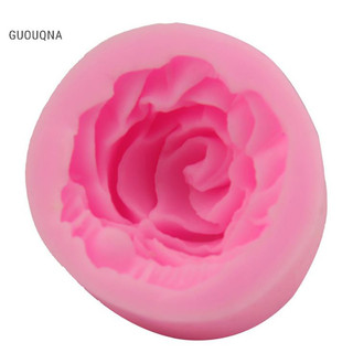 Guouqna 3D Hoa Hồng Hình Silicone Fondant Xà Phòng Khuôn Bánh Cupcake Dụng Cụ Nướng Bánh BASL
