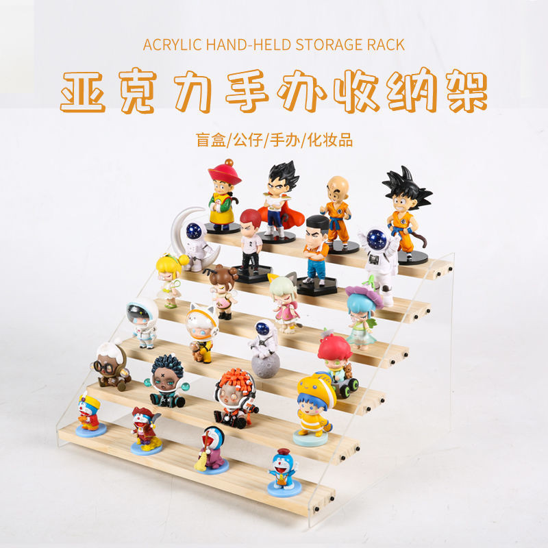 Hình Hiển Thị Đứng Hộp Bí Ẩn Thang Hiển Thị Đứng Nhiều Lớp Pop Mart Giá Để Đồ Trang Sức Lego Để Bàn Giá Để Đồ 3.24 LyL
