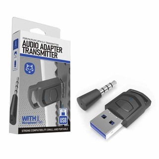 Wireless Game Audio Headphone Adapter Receiver for PS5 for PS4 Game Console PC Headset Bluetooth-compatible Audio Transmitter