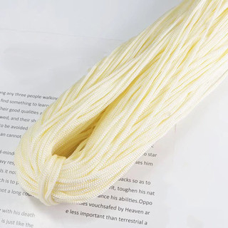 200m Polyester Macrame Dây 3mm Bện Polyester Dây Polyethylene Dây Macrame Sợi để móc DIY Thủ Công Túi Treo Tường HB