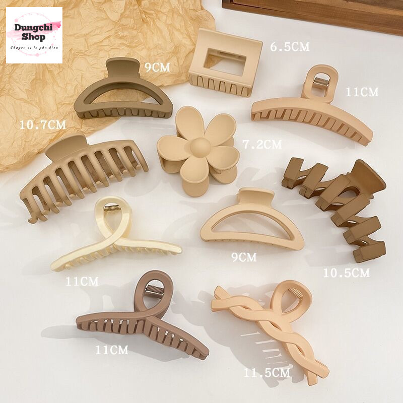 Set 10 kẹp tóc càng cua size to