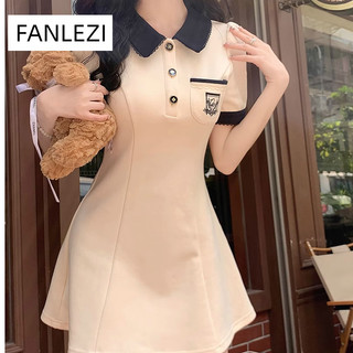 FANLEZI váy Đầm váy nữ body đầm Cute Minimalist thời trang Phong cách WLQ2440AZJ 15Z240409