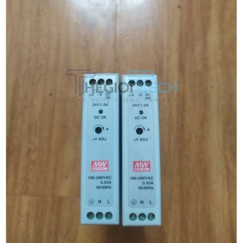 Nguồn Gắn Ray Meanwell MDR-20-24 | 24V-1A, MDR-60-24 | 24V-2A/2.5A | Chính Hãng, Bền Bỉ | Phù Hợp Cô