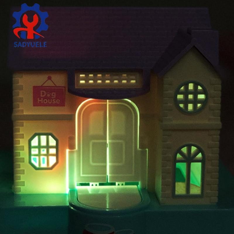 Funny House Piggy Bank Coins Storage Money Boxes Electric Music Steal Dog