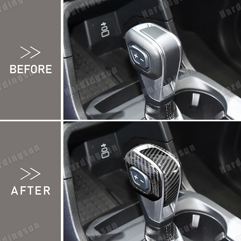 Ford Ranger Everest Sợi Carbon Gear Lever Cover cho Ford Ranger 2018-2024 Ford Everest 2018-2024