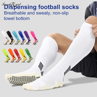  1 Đôi Tất Chân Thể Thao Đáy Silicone Dày Chống Trượt Cho Nam Nữ 