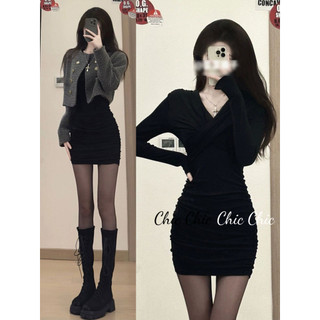 Chic Chic váy nữ Đầm Body Cho thời váy Hàn Phong Fashion Comfortable phổ biến WLQ24108YX 4Z240126