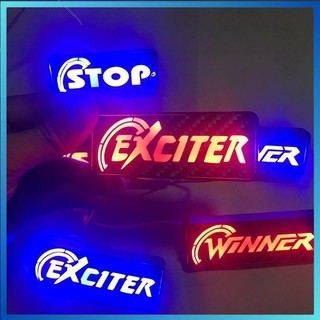 Đèn led chữ gắn đuôi dè cho nhiều loại xe ya/Honda