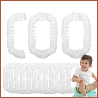 Túi lót ghế ngồi bô di động 100 chiếc Túi vệ sinh di động Bô ô tô cho trẻ mới biết đi Đóng cửa đàn hồi Huấn luyện bô bhsydvn