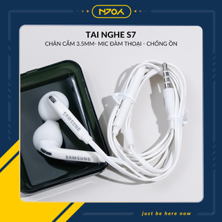 Tai Nghe Nhét Tai S7 Chân Tròn 3.5mm In-ear Tương Thích Với Đt Đt Táo Samsung Oppo Xioami Njoyshop