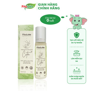 Tinh Dầu Đuổi Muỗi Cita Fitolabs Dạng Chai Lăn Trên Da Giúp Đuổi Muỗi, Côn Trùng, Làm Dịu Da - Lọ 10ml FITO26