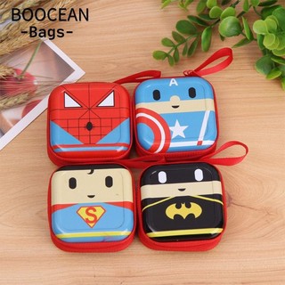 BOOCEAN Hoạt Hình Dễ Thương Bé Trai Trẻ Em Ví Nhỏ Túi Tai Nghe Cáp Bảo Quản