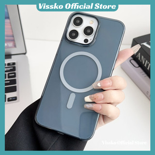 Ốp Lưng Cứng Từ Tính Cao Cấp Cứng Cho iPhone 15 Pro Max 15 Plus 14 Pro Max 13 Pro 12 Pro 11 Pro Max Vỏ Điện Thoại Trong Suốt