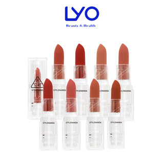 Son thỏi lì 3ce soft matte lipstick vỏ trong suốt