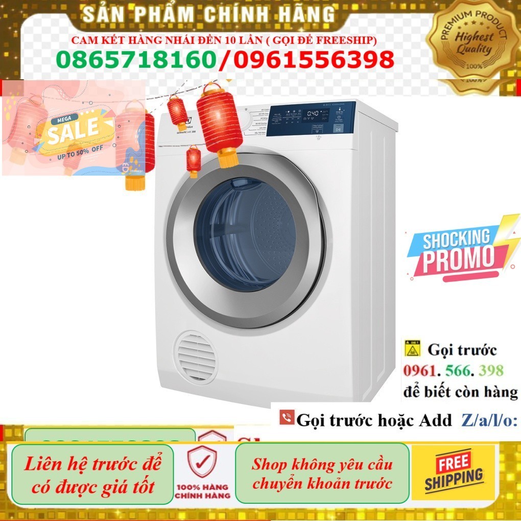 Kho [EDS854J3WB] - [MIỄN PHÍ GIAO LẮP] - Máy sấy thông hơi Electrolux 8.5 kg EDS854J3WB .