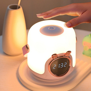 Điều khiển từ xa thông minh màn hình kỹ thuật số di động đồng hồ báo thức bảo vệ mắt đèn ngủ