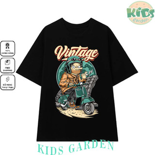 HOT Áo Thun Form Rộng One Piece USOPP Vintage| Anime One Piece - Áo Phông Unisex