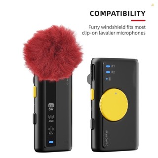 Micrô Kính Chắn Gió Lông Kính Chắn Gió Mic Cho Micrô Kẹp