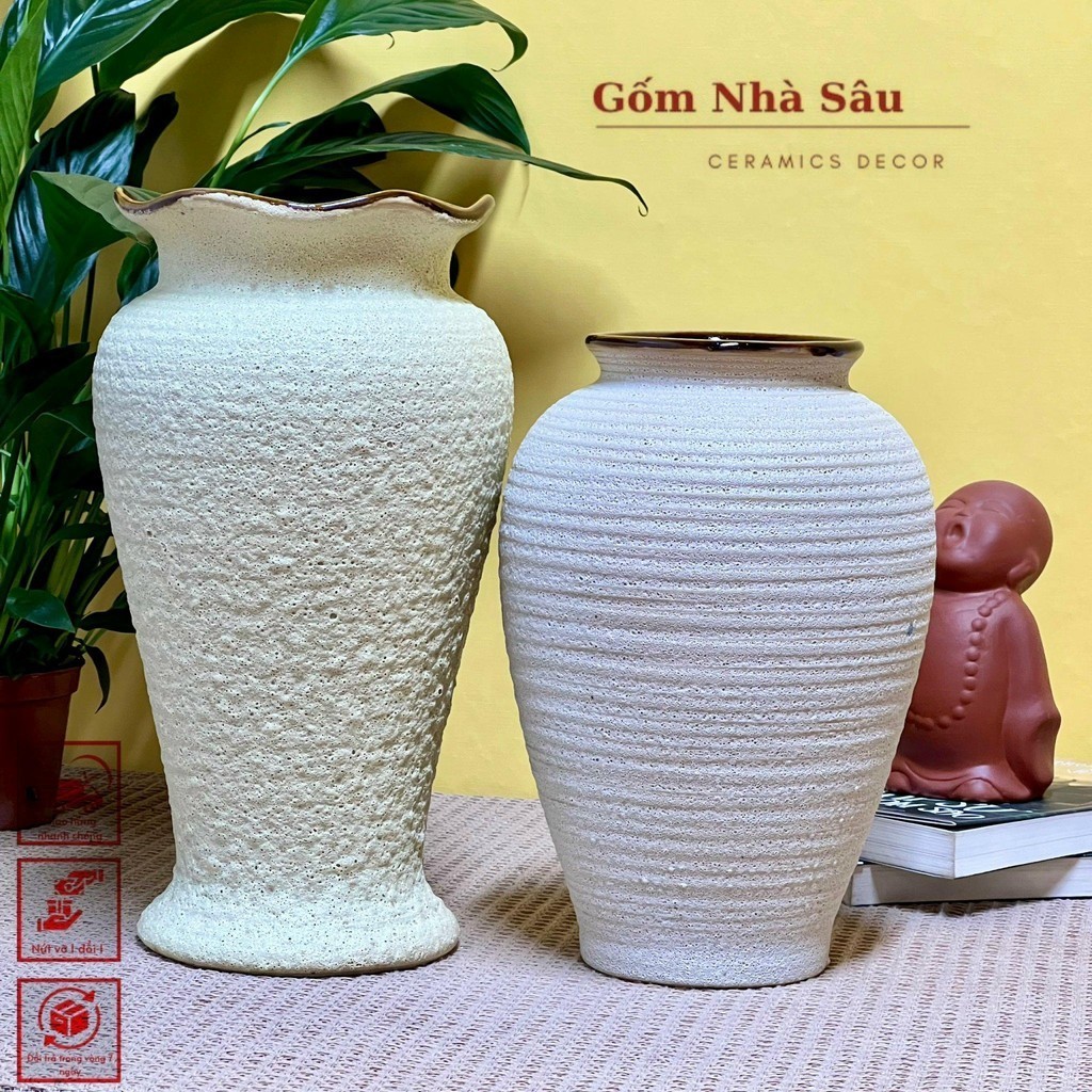 Bình hoa Atlantis -Gốm sứ Bát Tràng