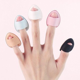 PESSLOK Dụng cụ trang điểm ngón tay Mini Puff Blusher Kem che khuyết điểm Puff