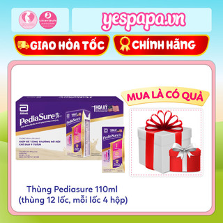 Thùng 48 hộp sữa pediasure 110ml – me&beyespapa