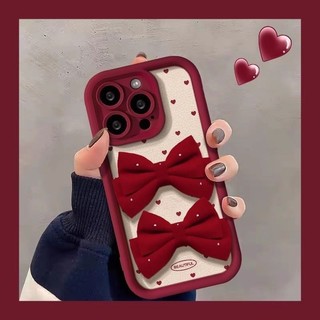 Ốp Điện Thoại Thích Hợp Cho IPhone 7Plus 8Plus Chống Rơi IPhone 14 IPhone 11 12 ProMax IPhone 15 ProMax Sáng Tạo Nơ XSMAX Mềm IPhone 13 ProMax Nhỏ Làm Mới 12