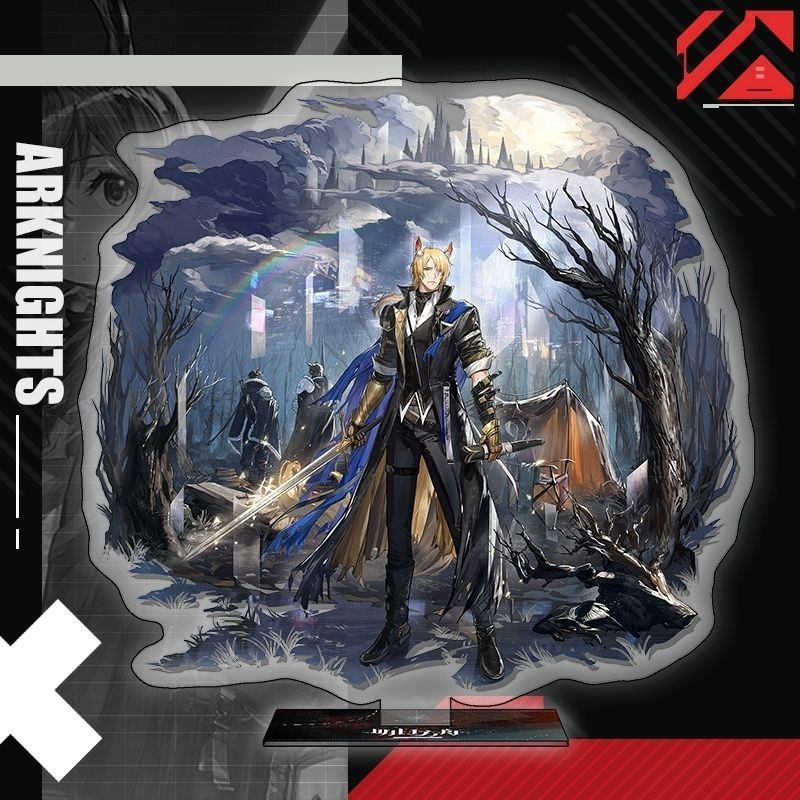 ((Mc) Stand Arknights Arknights Grani Claire Morgan Meteor Arknights Anime Stand Wind Flute w Silent Texas Manna Hàng hóa Acrylic Đồ trang trí đứng lớn