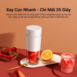 Máy Xay Sinh Tố Trái Cây Đa Năng cầm tay Xiaomi Mijia - Ly Sinh Tố Mini cầm tay cao cấp Xiaomi -Hàng Chính Hãng