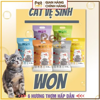 Cát Vệ Sinh Cho Mèo Nhiều Mùi Hương, Vón Nhanh Công Nghệ Hàn Quốc - WON 8.8L/4KG - PetChoice