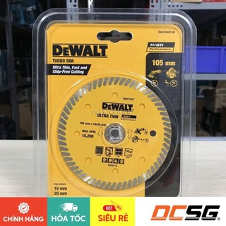 Đĩa cắt gạch Ultra Thin 105X16/20X7mm DEWALT  DW4724UT-B1