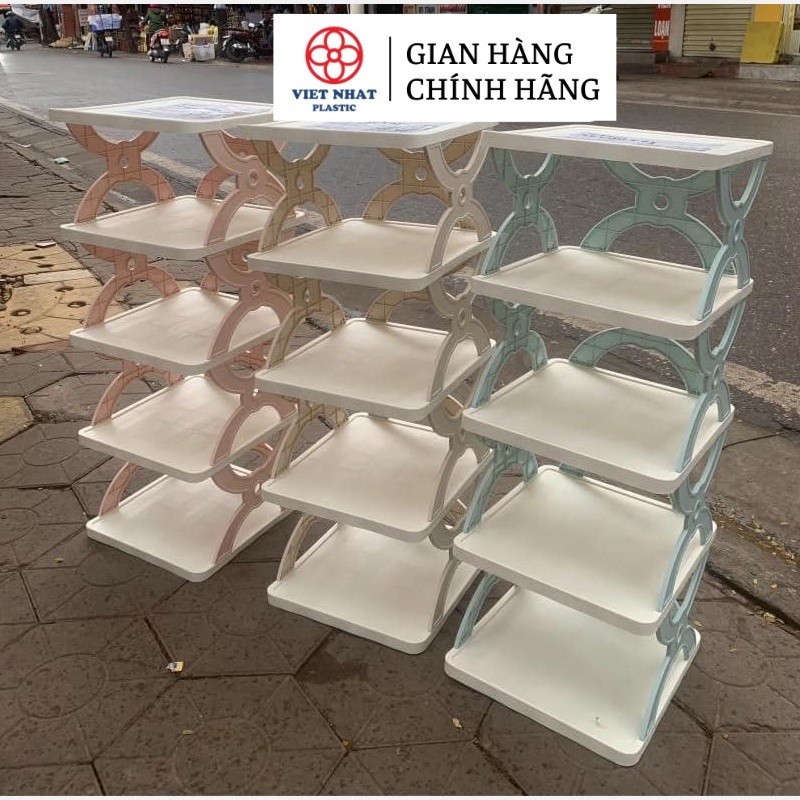 Kệ để giầy dép chữ X 5 tầng 5582 Việt Nhật, kệ X dễ tháo lắp - Hokori Hà Nội