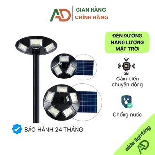 Đèn đường năng lượng mặt trời rọi ufo aifanda chống nước cảm biến ánh sáng tuổi thọ cao bảo hành 2 năm
