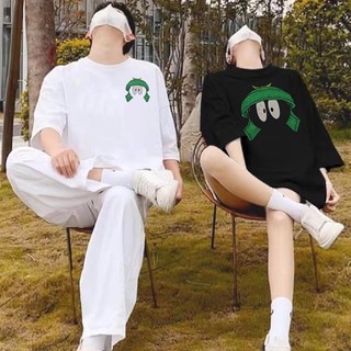 Nrvp [Mới 100% Cotton] Áo thun ngắn tay nữ Tee Baggy Nam Nữ Baggy Tròn Unisex Cổ dáng rộng In Áo độc đáo