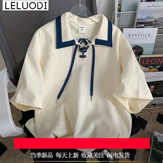 Leluodi thun áo áo polo nữ fashion minimalist fashion ins wcs24406a3 14z240403
