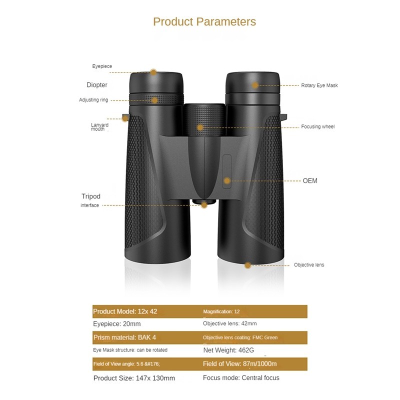 Kính thiên văn quang hai mắt độ phân giải cao Thích hợp để tham quan ngoài trời, thể thao, du lịch và ngắm sao | BigBuy360 - bigbuy360.vn