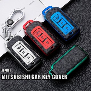 Tpu Da Hạt Từ Xa Chìa Khóa Xe Ô Tô Dành Cho Mitsubishi Pajero Outlander ASX Eclipse Cross Montero 2023 Xpander Remote Fob Giá Đỡ Vỏ Phụ Kiện Mitsubishi
