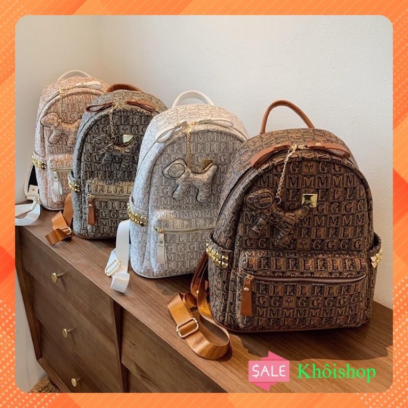 Balo nam nữ hàng quảng châu size 40cm balo KML hot hit quai to da pu