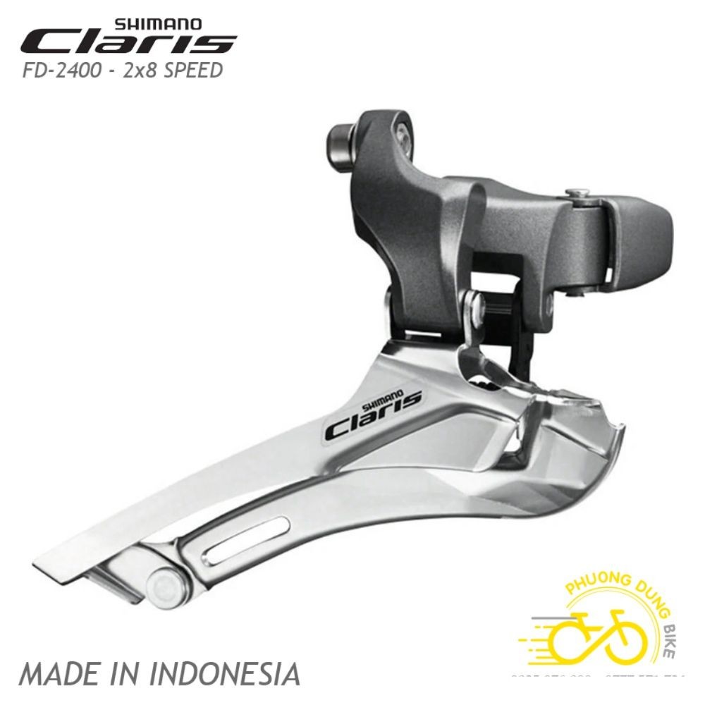 Sang đĩa (Sang đề trước) xe đạp SHIMANO CLARIS FD 2400 - Hàng chính Hãng