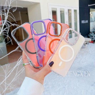 Suitable for iPhone 16 Pro MAX phone case 15 14 13 12 Pro MAX color laser transparent 11 anti drop magnetic 16 all inclusive