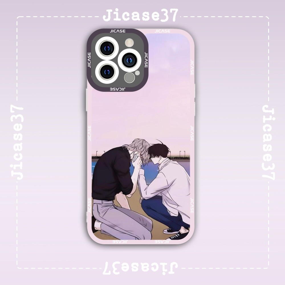 Ốp lưng iPhone Cạnh Vuông Samsung Xiaomi Oppo Manhwa boylove Low tide Đêm bên bờ biển nhân vật Tae J