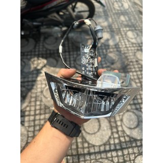 Mạch led + choá phản xạ cốt ex155 tháo từ đèn pha zin