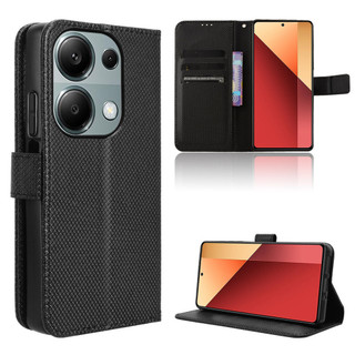 Ốp lưng điện thoại xiaomi redmi note 13 note13 pro 4g ốp lật bao da pu ví khe cắm thẻ đứng
