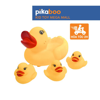 Đồ chơi con vịt thả bồn tắm cao cấp Pikaboo, phát ra âm thanh được làm từ chất liệu cao cấp an toàn